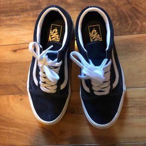 Blue Vans 6.5 M, 8 W